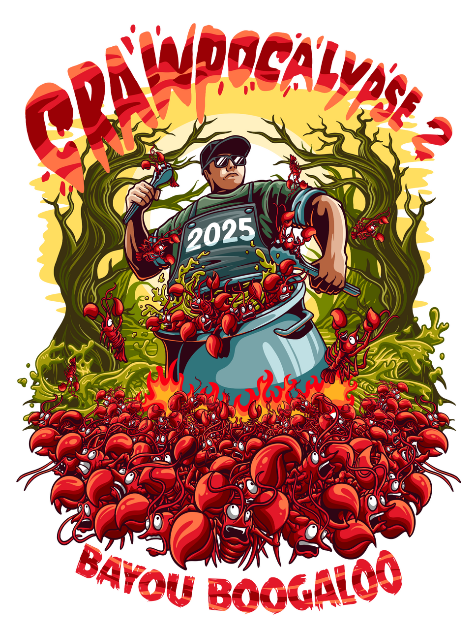 Crawpocalypse 2025 Poster